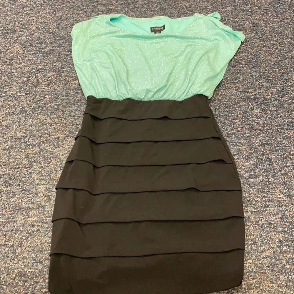 Enfocus Teal Shimmerβcocktail dress sz. 10